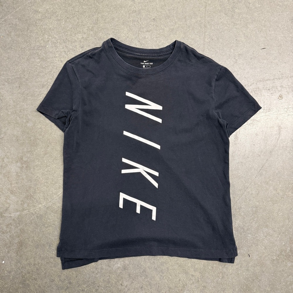 Nike‎ Dri-FIT Athletic Cut Graphic T-Shirt Mens Medium Black Short Sleeve Tee